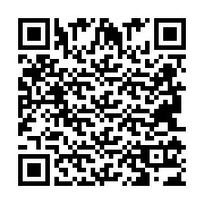 Codice QR per il numero di telefono +2694113443