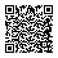 Codice QR per il numero di telefono +2694616766