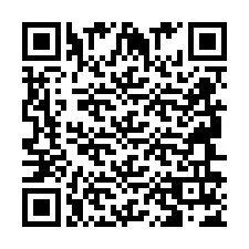 QR-код для номера телефона +2694617450