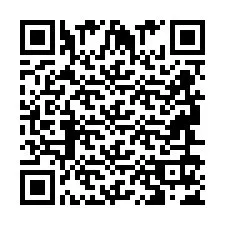 QR код за телефонен номер +2694617485