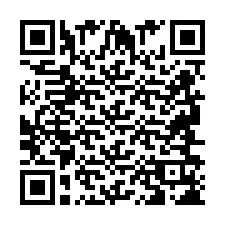 Codice QR per il numero di telefono +2694618229