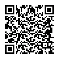 Codice QR per il numero di telefono +2694619866