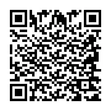 Código QR para número de teléfono +2694621198