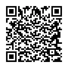 Codice QR per il numero di telefono +2694621221