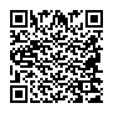 Código QR para número de telefone +2694621297