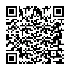 Código QR para número de teléfono +2694621705