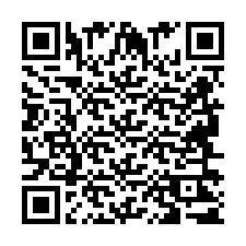 Código QR para número de teléfono +2694621706