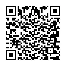 QR-code voor telefoonnummer +2694621764