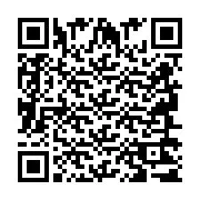 Código QR para número de telefone +2694621784