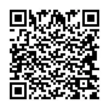 QR-koodi puhelinnumerolle +2694621832