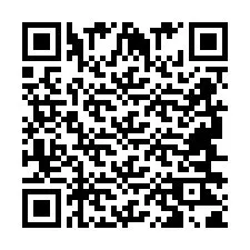 Código QR para número de telefone +2694621837