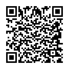 QR-code voor telefoonnummer +2694621848