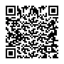 Código QR para número de teléfono +2694621889