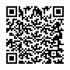 QR-koodi puhelinnumerolle +2694622104