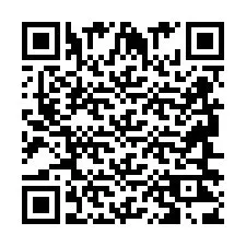 Código QR para número de teléfono +2694623821