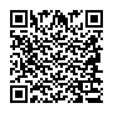 Codice QR per il numero di telefono +2694633368