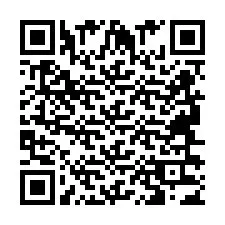 Código QR para número de teléfono +2694633413