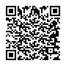 Codice QR per il numero di telefono +2694633434