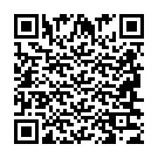 Código QR para número de telefone +2694633435