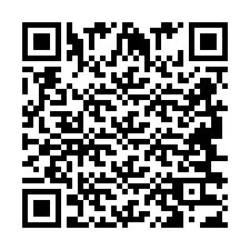 Código QR para número de teléfono +2694633436