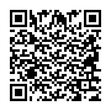 Codice QR per il numero di telefono +2694633453