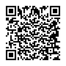 Codice QR per il numero di telefono +2694633456