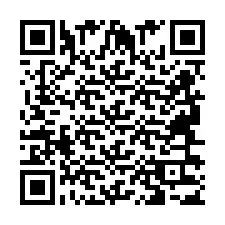 Codice QR per il numero di telefono +2694633503