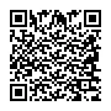 Codice QR per il numero di telefono +2694633834