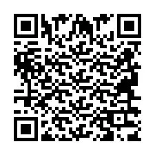 Código QR para número de telefone +2694633843