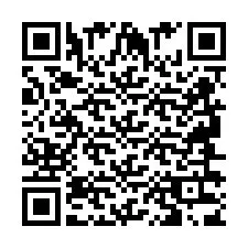 Codice QR per il numero di telefono +2694633848