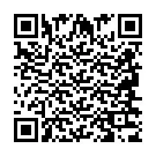 Codice QR per il numero di telefono +2694633868