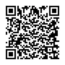 Codice QR per il numero di telefono +2694636118