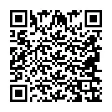 Codice QR per il numero di telefono +2694636137