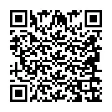 QR-koodi puhelinnumerolle +2694636186