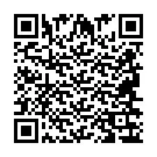 Codice QR per il numero di telefono +2694636367