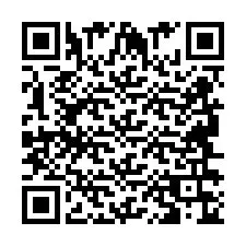 Codice QR per il numero di telefono +2694636456