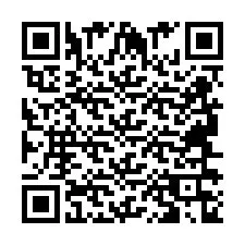 Codice QR per il numero di telefono +2694636813