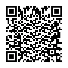 Código QR para número de telefone +2694636871