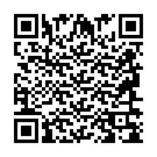 Codice QR per il numero di telefono +2694638001