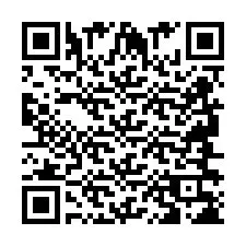 Codice QR per il numero di telefono +2694638228