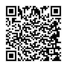 Codice QR per il numero di telefono +2694638256