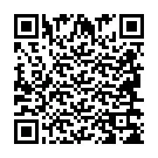 Codice QR per il numero di telefono +2694638286