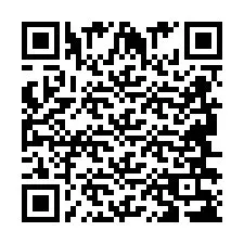 Codice QR per il numero di telefono +2694638376