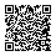 Codice QR per il numero di telefono +2694638507