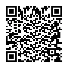 Codice QR per il numero di telefono +2694638621