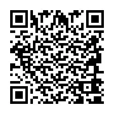 Codice QR per il numero di telefono +2694640180