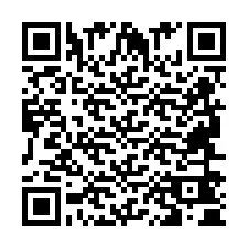 QR код за телефонен номер +2694640407