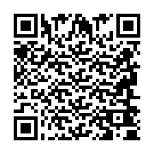 Código QR para número de teléfono +2694640425