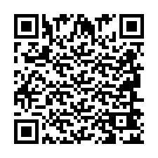 QR-code voor telefoonnummer +2694642014