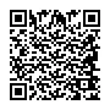 Codice QR per il numero di telefono +2694642036